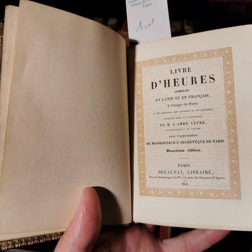 Null 
Rilegato da Trautz-Bauzonnet. - Libro delle ore. Parigi, Delaunay, 1841. I&hellip;
