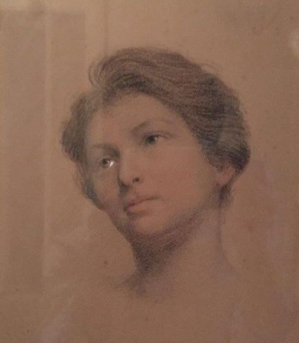 Null Léon Gérard CREPY (1872-?) Retrato de mujer. Sanguina. Firmado en la parte &hellip;