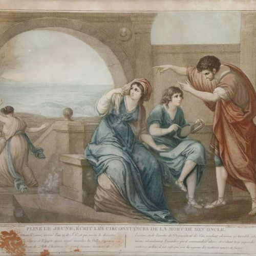 Null D'APRÈS ANGELICA KAUFFMANN (1740-1807) Pline le jeune et sa mère à Misenum &hellip;