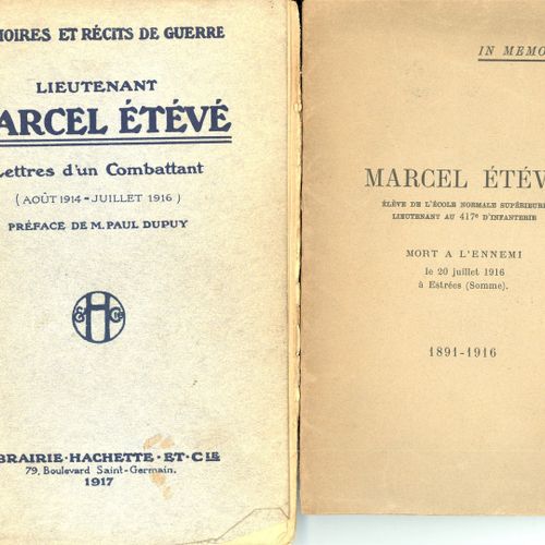 Null [Guerre 1914-1918]MARCEL ÉTEVE (1891-1916, MORT POUR LA FRANCE), HOMMAGE PO&hellip;