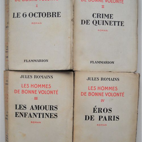 Null [Littérature, Roman, Prose] JULES ROMAINS (1885-1972) Les Hommes de bonne v&hellip;