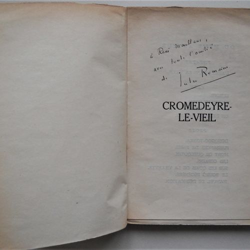 Null [Littérature, Théâtre] JULES ROMAINS (1885-1972) Cromedeyre-Le-Vieil, N.R.F&hellip;