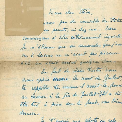 Null [Guerre 1914-1918] RENE MAUBLANC A MARCEL ÉTEVE, CORRESPONDANCE 1914-1916 L&hellip;