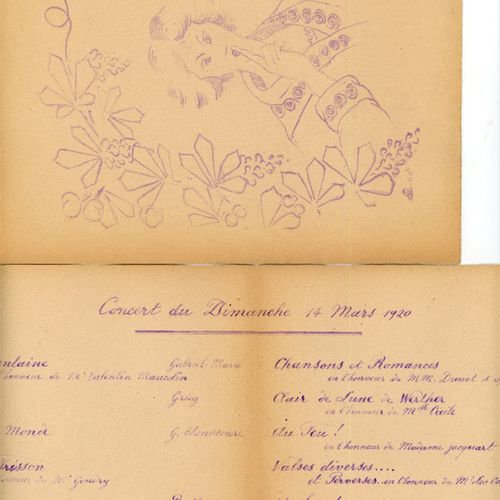 Null [Années 1920] RENE MAUBLANC AU LYCEE DES GARÇONS DE BAR-LE-DUC, 1919-1920 L&hellip;