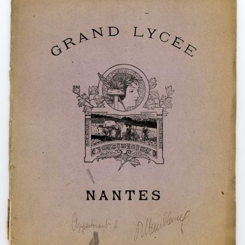 Null RENE MAUBLANC AU LYCEE GEORGES CLEMENCEAU A NANTES, 1896-1909 Lot de + de 1&hellip;