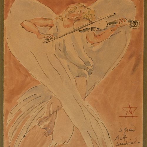Null ANTOINE BOURDELLE (1861-1929), SCULPTEUR ET PEINTRE « Le grand Art musical &hellip;