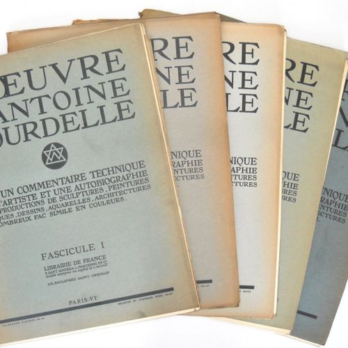 Null ANTOINE BOURDELLE (1861-1929), SCULPTEUR ET PEINTRE Lot de 13 pièces, dont &hellip;