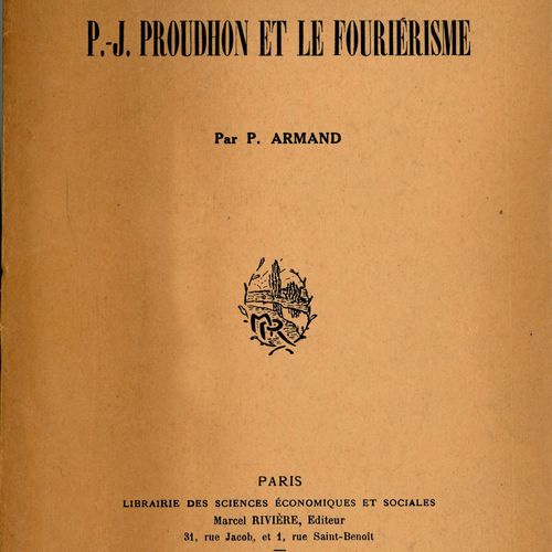 Null [Années 1920] FELIX ARMAND (1901-1963) ET LE FOURIERISME Lot de + de 180 pi&hellip;