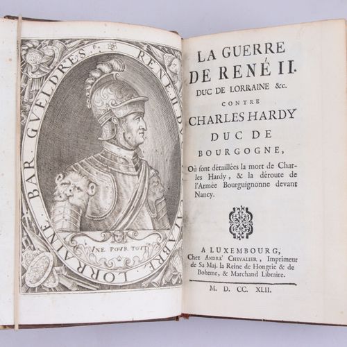 Null LORRAINE Réunion de 2 ouvrages : - Testament politique de Charles, Duc de L&hellip;