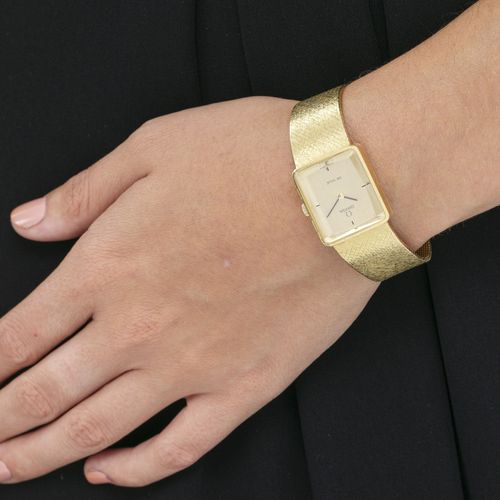 Null Omega, DeVille, réf. 8196, montre-bracelet en or 750, années 1970-80Mouveme&hellip;