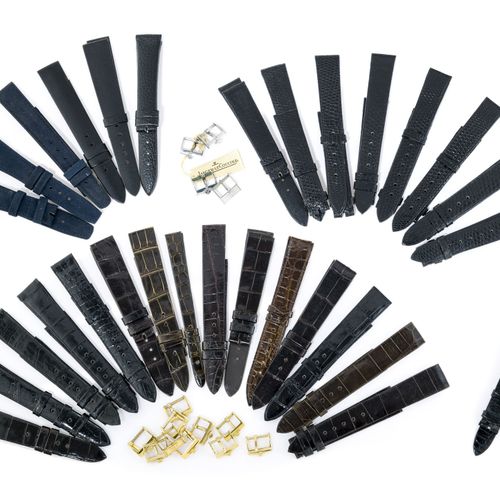 Null Jaeger-LeCoultre, lot composé de 29 bracelets et de 14 boucles ardillon:- 1&hellip;