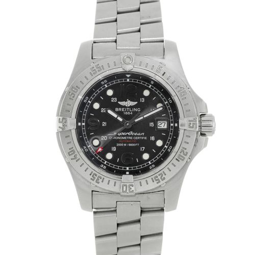 Null Breitling, SuperOcean Steelfish, réf. A17390, montre-bracelet en acier, cir&hellip;