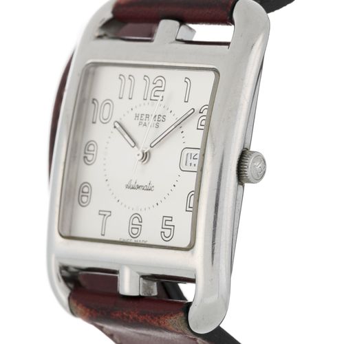 Null Hermès, Cape Cod,  réf. CC1.710, montre en acier avec indication de la date&hellip;