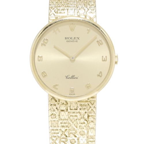 Null Rolex, Cellini, réf. 4934, montre-bracelet en or 750, circa 1995Mouvement: &hellip;