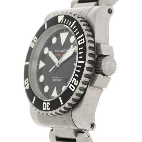 Null Helson, Shark Diver, montre-bracelet en titane avec indication de la date, &hellip;