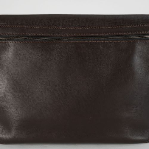 Null Louis Vuitton, sac Messenger en cuir brun, bandoulière réglable en toile br&hellip;