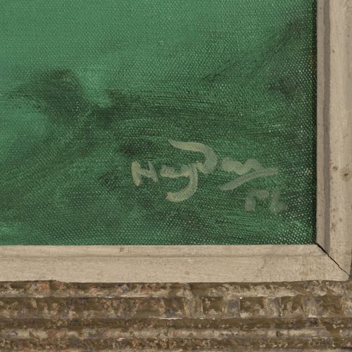 Null Henri Hayden (1883-1970), Paysage, huile sur toile, signée et datée, 50x66 &hellip;
