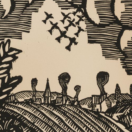 Null Raoul Dufy (1877-1953), d'après, "La chasse", gravure, numérotée 1/220 au c&hellip;