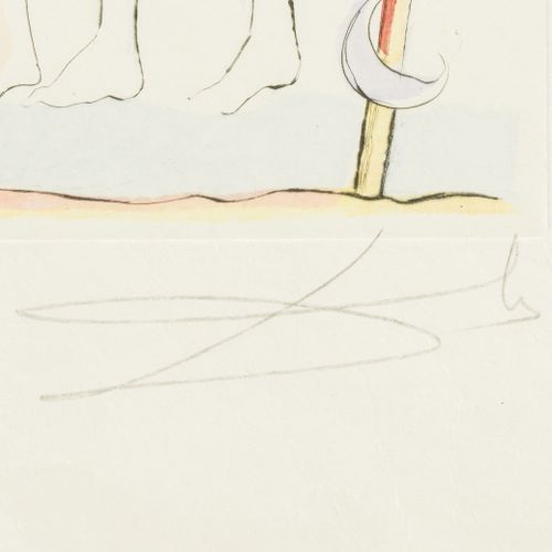 Null Salvador Dali (1904-1989), d'après, "Compositions surréalistes au cheval", &hellip;