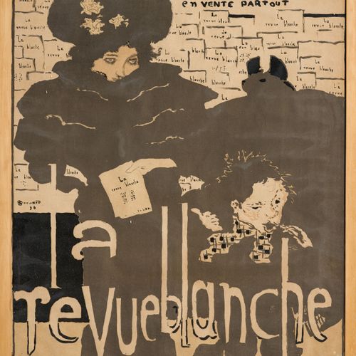 Null Pierre Bonnard (1867-1947), "La Revue Blanche", affiche, Imp. Ancourt Paris&hellip;