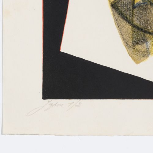 Null Maurice Estève (1904-2001), "Le prince", 1954, lithographie couleur, signée&hellip;