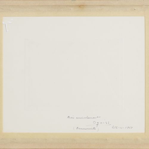 Null 
Takanori Oguiss (1901-1986), Eglise, 1965, aquarelle et encre sur papier, &hellip;