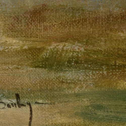 Null Antoine de La Boulaye (1951), Carosse, huile sur toile, signée, 50x73 cm