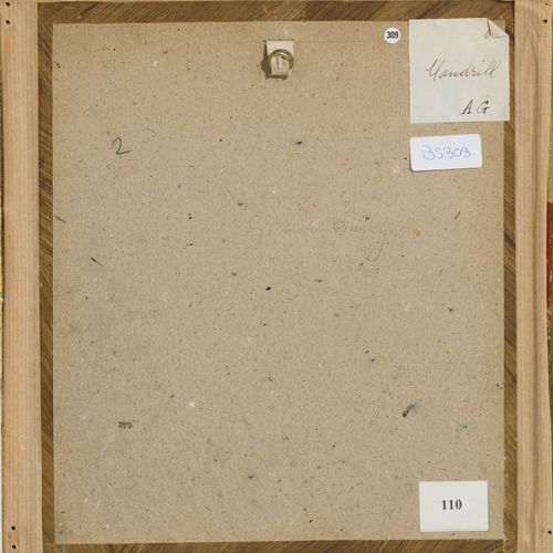 Null Simon-Albert Bussy (1870-1954), Mandrill, pastel sur papier, 17,5x15,5 cmEt&hellip;