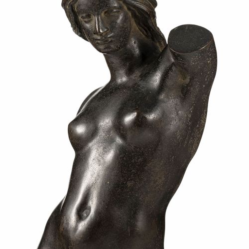Null Antoine Louis Barye (1796-1875), d'après, Vénus ou femme à l'antique, bronz&hellip;