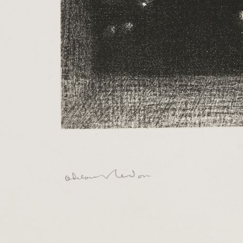 Null Odilon Redon (1840-1916),  "Le jour VI", 1891, lithographie, signée au cray&hellip;