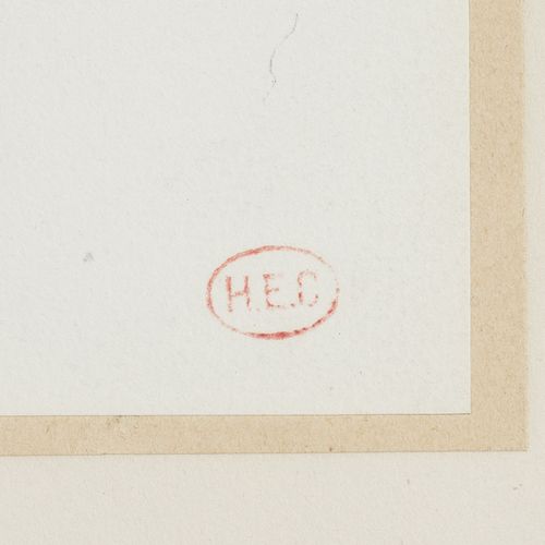 Null Henri Edmond Cross (1856-1910), Gondoles à Venise, encre sur papier, tampon&hellip;