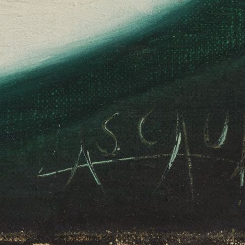 Null Elie Lascaux (1888-1969), "Le nuage sur la ville", 1927, huile sur toile, s&hellip;