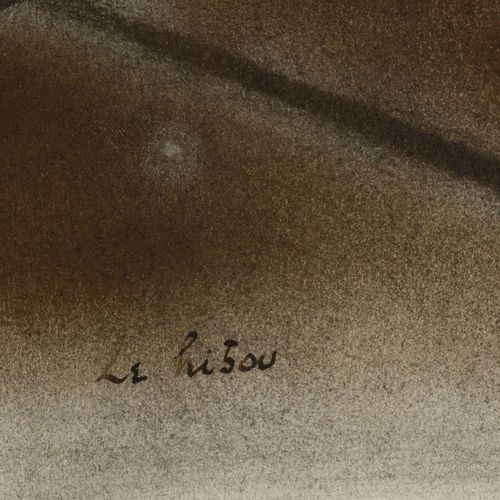 Null Max Ernst (1891-1976), entourage de, Le Hibou, juillet 1954, pastel sur pap&hellip;