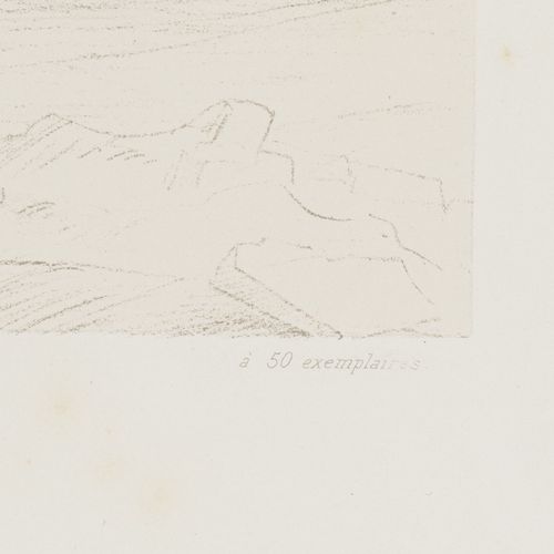Null Odilon Redon (1840-1916), "Yeux clos", 1890, lithographie sur chine appliqu&hellip;