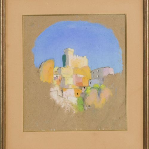 Null Simon-Albert Bussy (1870-1954), Roquebrune, 1925/30, pastel sur papier, 18x&hellip;