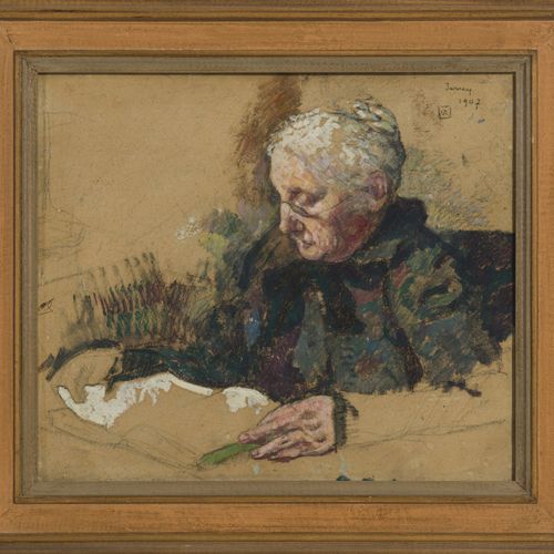 Null Théo Van Rysselberghe (1862-1926), Sylvie Monnom, Jersey, 1907, huile sur p&hellip;