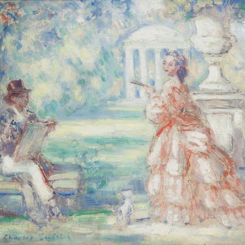 Null Charles François Prosper Guérin (1875-1939), L'artiste, 1904, huile sur toi&hellip;