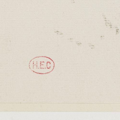 Null Henri Edmond Cross (1856-1910), Paysage, fusain sur papier, tampon signatur&hellip;