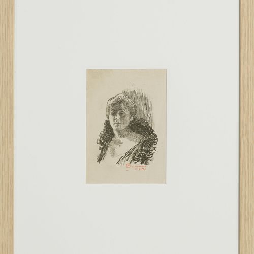 Null Théo Van Rysselberghe (1862-1926), Portrait Maria Van Rysselberghe, lithogr&hellip;
