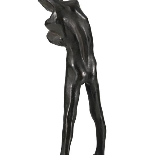 Null Georges Minne (1866-1941), Le petit blessé (1898), bronze patine brune, sig&hellip;