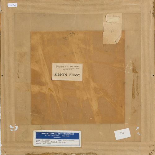 Null Simon-Albert Bussy (1870-1954), Scorpion, pastel sur papier, signé, 16x16 c&hellip;
