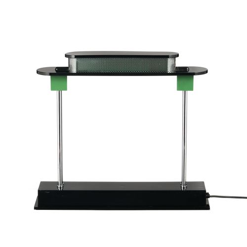 Null Pausania lamp by Ettore Sottsass (1917-2007), Artémide edition, base in bla&hellip;