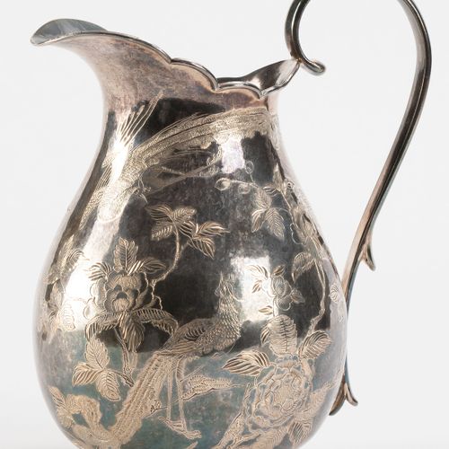 Null A silver cream pot, China, 20th century, Tianjin Hengli zu wen hallmark, 18&hellip;
