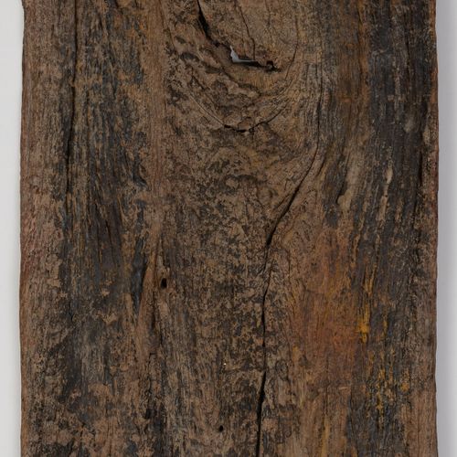 Null Stèle en bois aux multiples Bouddha en terre cuite, Thaïlande, XIXe s., com&hellip;