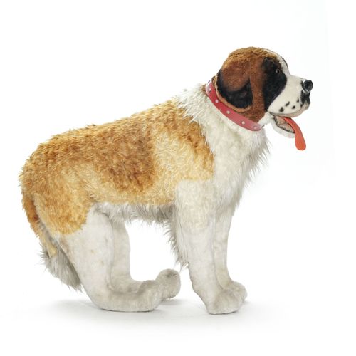 Null 'Schautiere' chien Saint Bernard de la maison Steiff, circa 1970, tête en d&hellip;