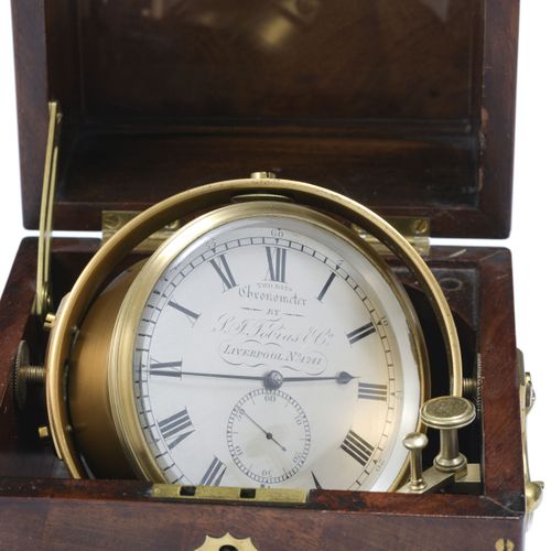 Null Chronomètre de marine "Two Days", par S. I. Tobias & Co à Liverpool, c. 192&hellip;
