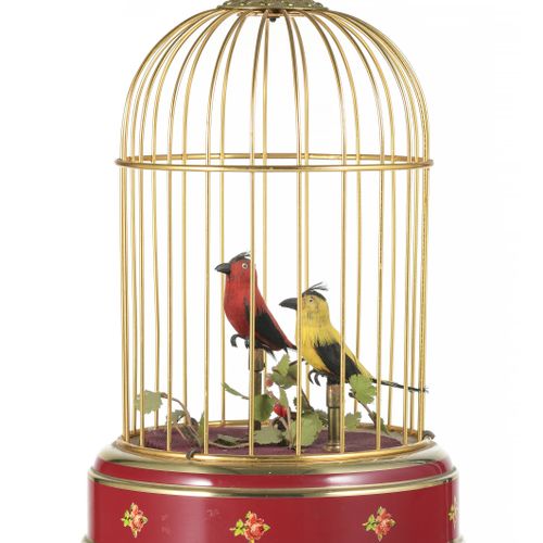 Null Petite cage à oiseaux chanteurs dans le goût de Bontemps, XXe - XXIe s., h.&hellip;