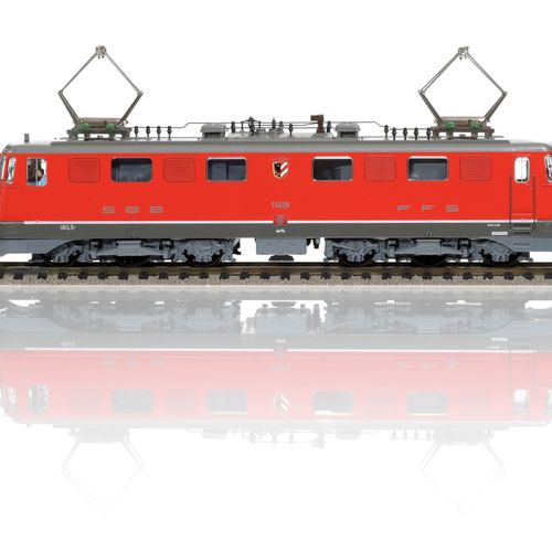 Null HAG (Suisse), échelle HO, "Déclinaisons de la locomotive Ae 6/6", lot de 4 &hellip;