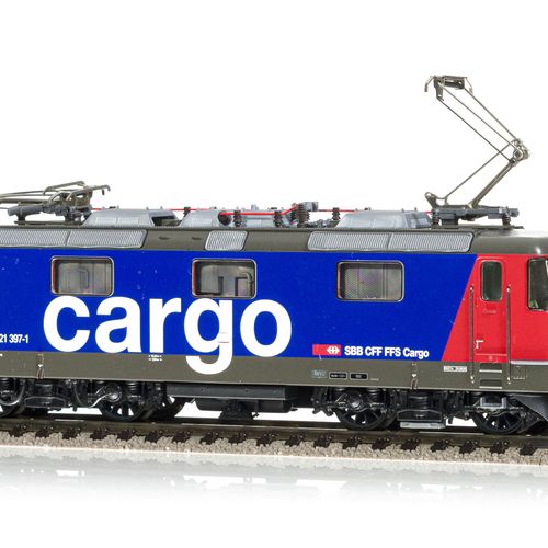 Null TRIX (Allemagne), échelle HO, "CFF CARGO", lot de 4 locomotives : - 1 x sér&hellip;