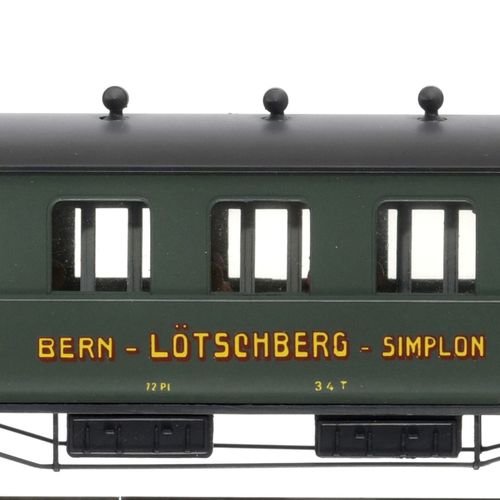 Null METROPOLITAN (Suisse), "BLS - Bern-Lötschberg-Simplon", lot comprenant : - &hellip;